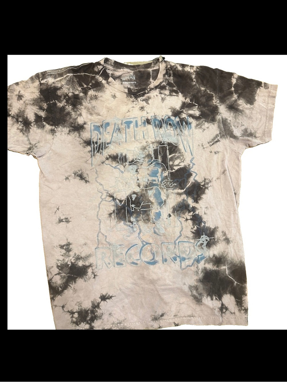 Death Row Records tie-dye graphic tee ☠️
